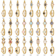 New Vintage Men Women's High Quality Oval Shape Stainless Steel Watch Bracelet Fit 9mm DIY Italian Charm Bangle Jewelry Gifts