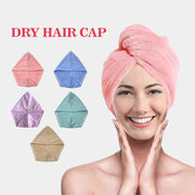 Polyester Microfiber Hair Towel Wrap — 1 Piece