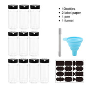 5/10/15/20PC Salt and Pepper Shakers Spice Jars Spice Container Plastic Does Not Contain BPA Canister Set Kitchen Sugar Bowl