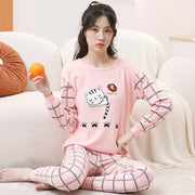Teens Pajamas Long Sleeves 100% Cotton Pyjamas Big Kids Clothes Sets Children Boys Sleepwear Pajamas For Girls 10 12 14 16 Years