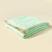 Bamboo Cotton Baby Bath Towel Solid Receiving Blanket Infant Kids Swaddle Wrap Sleeping Warm Quilt Bed Cover Muslin Baby Blanket