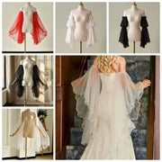 Detachable Chiffon Flare Sleeves