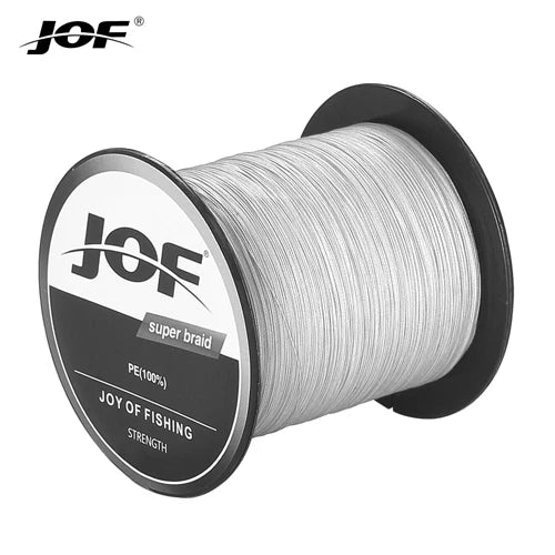 JOF PE Braided X4 Fishing Line, Abrasion Resist Durable Thin Fishing Line For Outdoor Fishing Accessories 300M 500M 1000M
