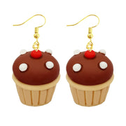 Earrings For Women Girls Cute Foods Hamburg Pizza Chicken Leg Candy Bottle Handmade Candy Kids Funny Resin