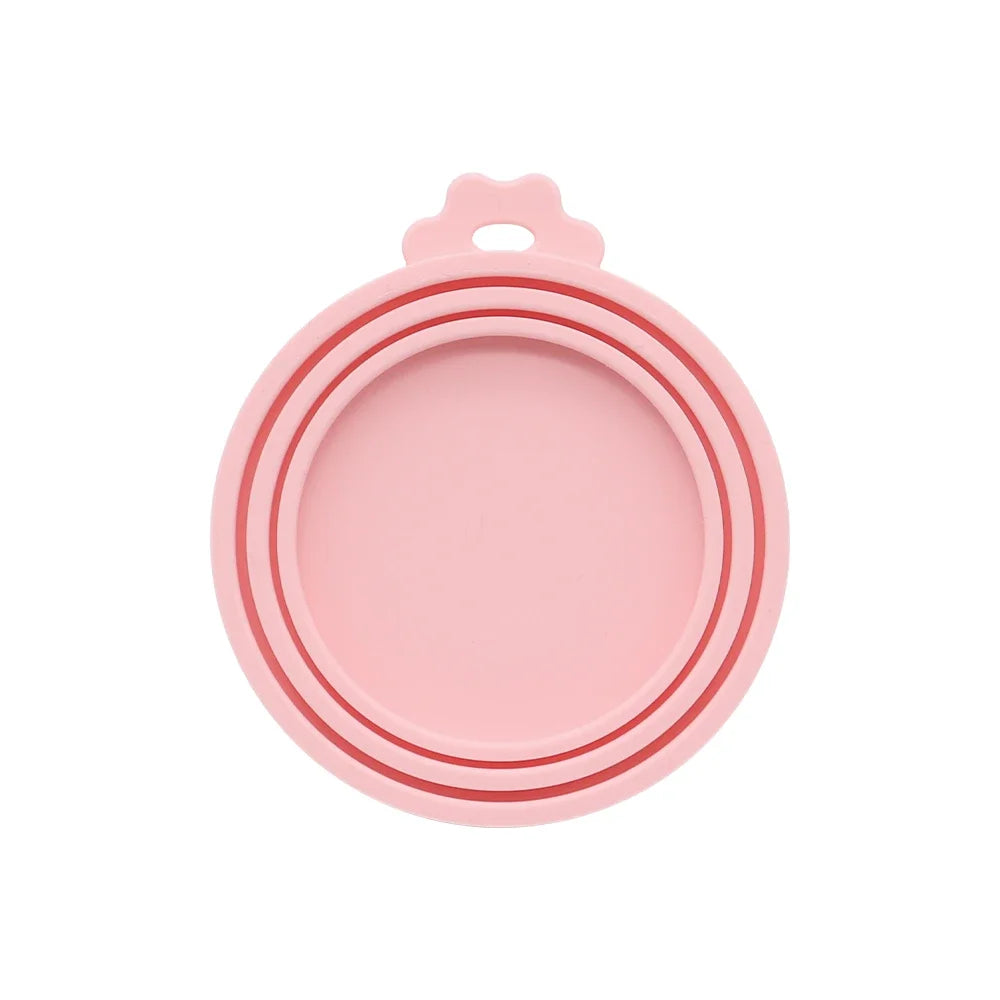 Reusable Pet-Food Can Covers — Selected Color, 1 or 4 Pieces