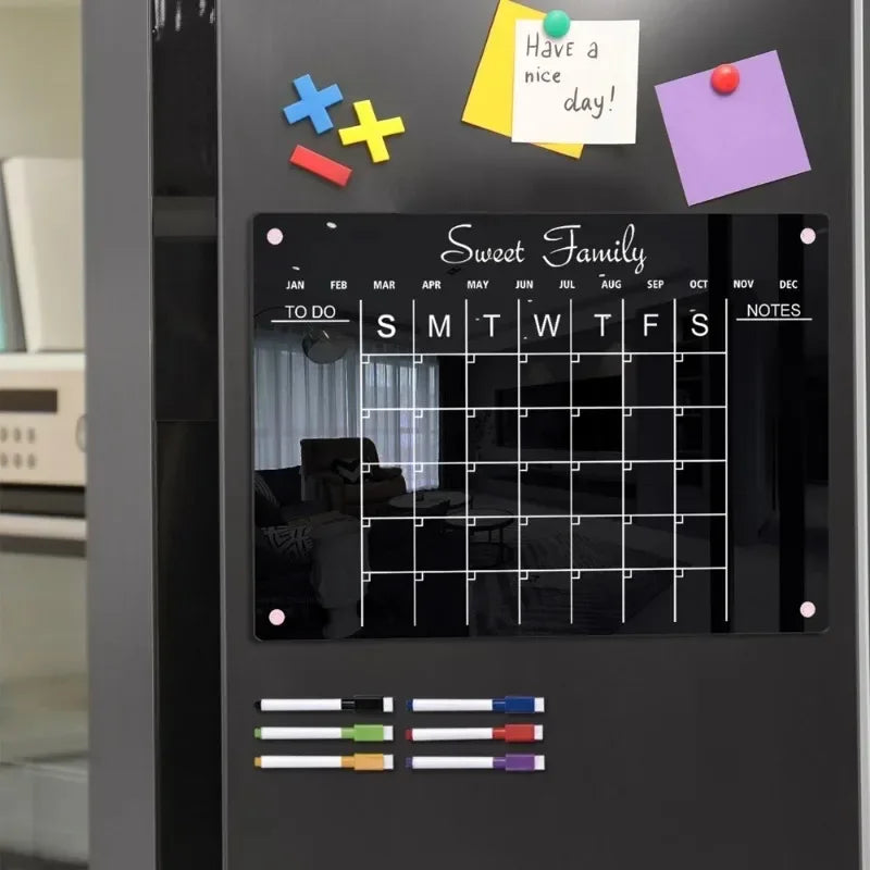 Magnetic Acrylic Refrigerator Planner