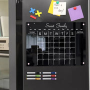 Magnetic Acrylic Refrigerator Planner