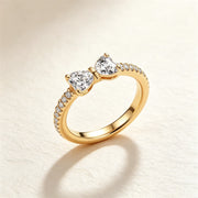 2026 New 925 Silver Sun Star Moon Bow Ring, Size 6 7 8 9, Suitable for European Women's Original Charm High Jewelry Gifts