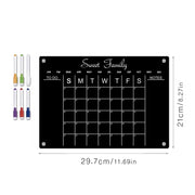 Magnetic Acrylic Refrigerator Planner