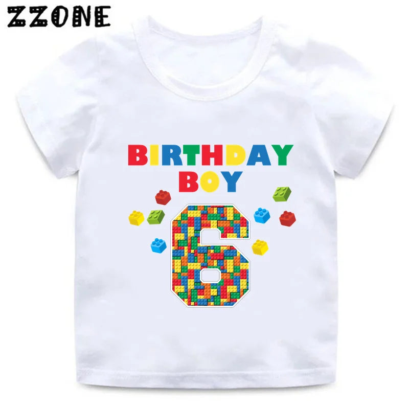 Building Blocks Print Kids T-Shirt