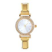 Fashion Luxury DIY 9MM Charm Stainless Steel Shiny Round Square Watch Bracelet Bangle High Quality Y2K Watch Head Christmas Gift