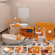 1:12 Dollhouse Miniture Furniture Dolls Household Items Girl DIY Role Play Toy Decoration Accessories[S15][S15]