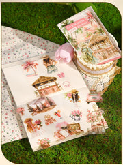 Seasonal Scenery PET Sticker Book — 20 Sheets, Selected Theme — product detail