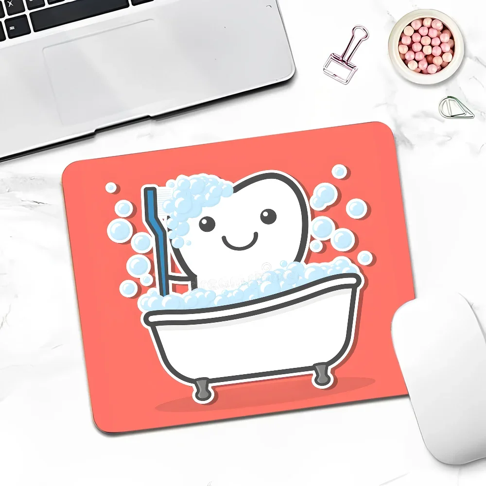 Dentist Dental DIY Desktop, Cute Mouse Pad, Extended Game Accessories, Writing Pad Writing Table Pad Kawaii Desk Mat