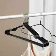 Plastic-Coated Non-Slip Clothes Hangers — 10 Pieces, 40 cm