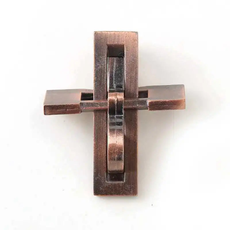 Novelty Gifts YangQin Lock Metal Brain Teaser Puzzles for Adults & Kids IQ Logic Training Disentanglement Take Apart Toys