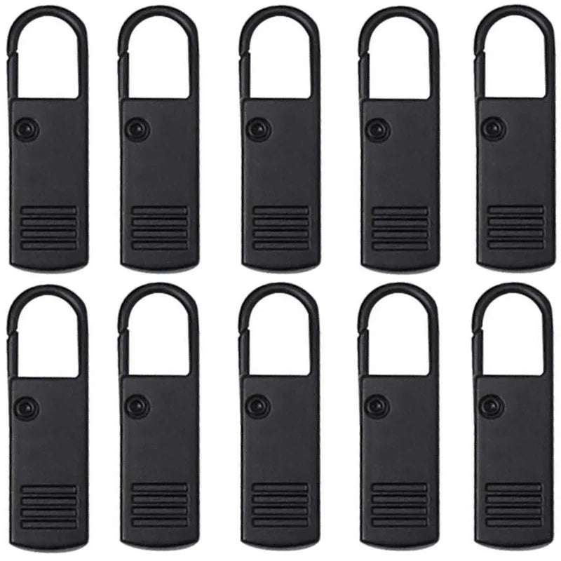 Replacement Zipper Pull Tabs — Selected Style, 5- or 10-Piece Pack
