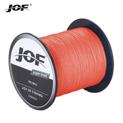 JOF PE Braided X4 Fishing Line, Abrasion Resist Durable Thin Fishing Line For Outdoor Fishing Accessories 300M 500M 1000M