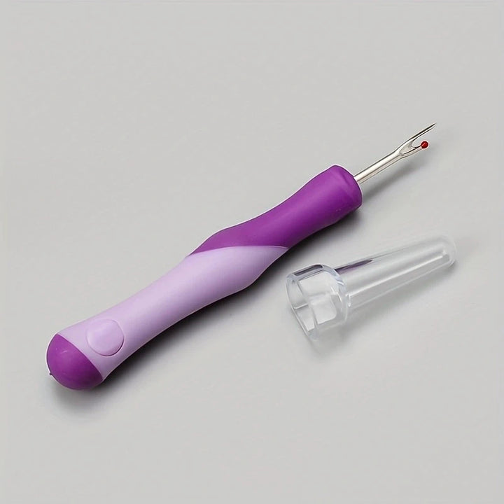 Plastic-Handle Seam Ripper with Cap — 1 Piece, Selected Style