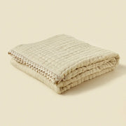 Bamboo Cotton Baby Bath Towel Solid Receiving Blanket Infant Kids Swaddle Wrap Sleeping Warm Quilt Bed Cover Muslin Baby Blanket