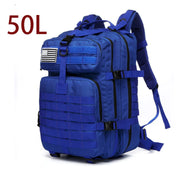 Unisex Oxford Hiking Backpack — MOLLE Webbing, 25L or 50L