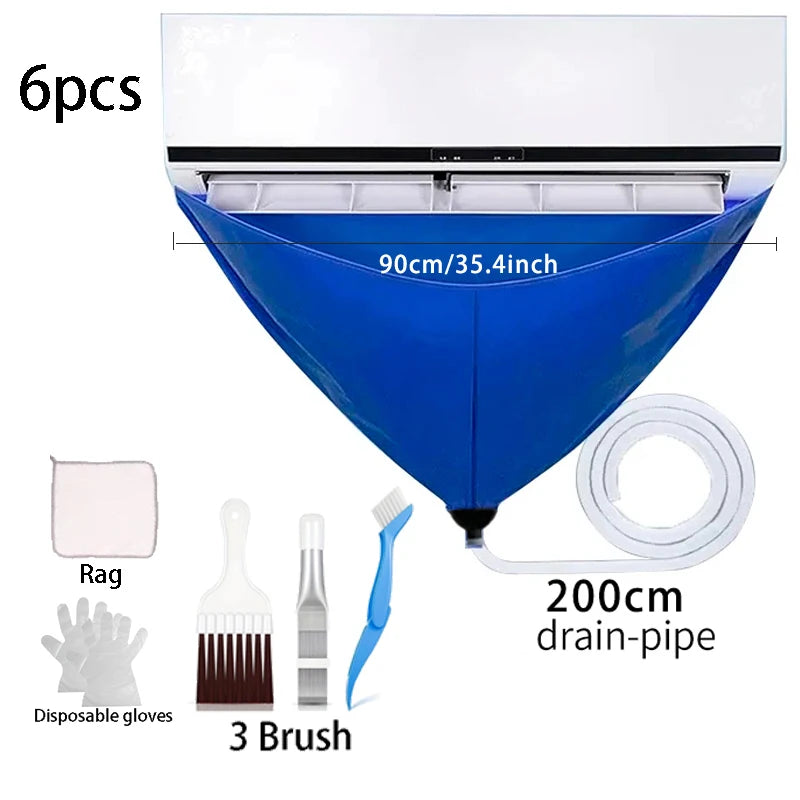 AC Cleaning Cover Kit with Water Bag