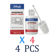 Heat Resistant Microwave Cavity Paint White Microwave Interior Touch Up Paint Appliance Scratch Repair 30ml Cover up rust DIY