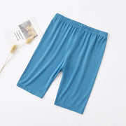 Summer Thin Children Clothing Candy Solid Color Modal Girls Leggings Knne Length Five Casual  Pants for Kids Clothes 2-12 Years
