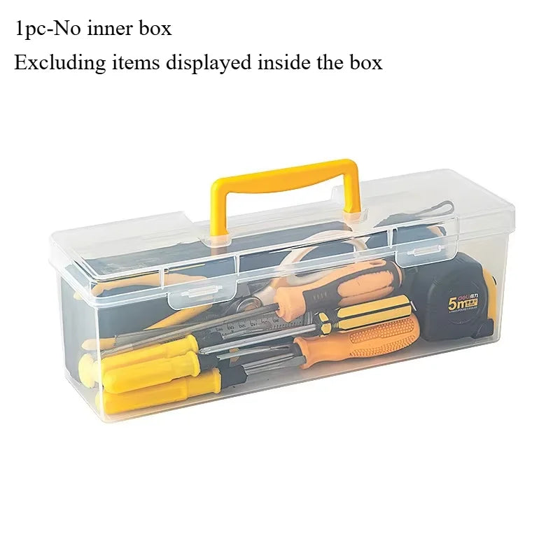 Transparent Parts Organizer Box — Single Box or 7-Piece Configuration