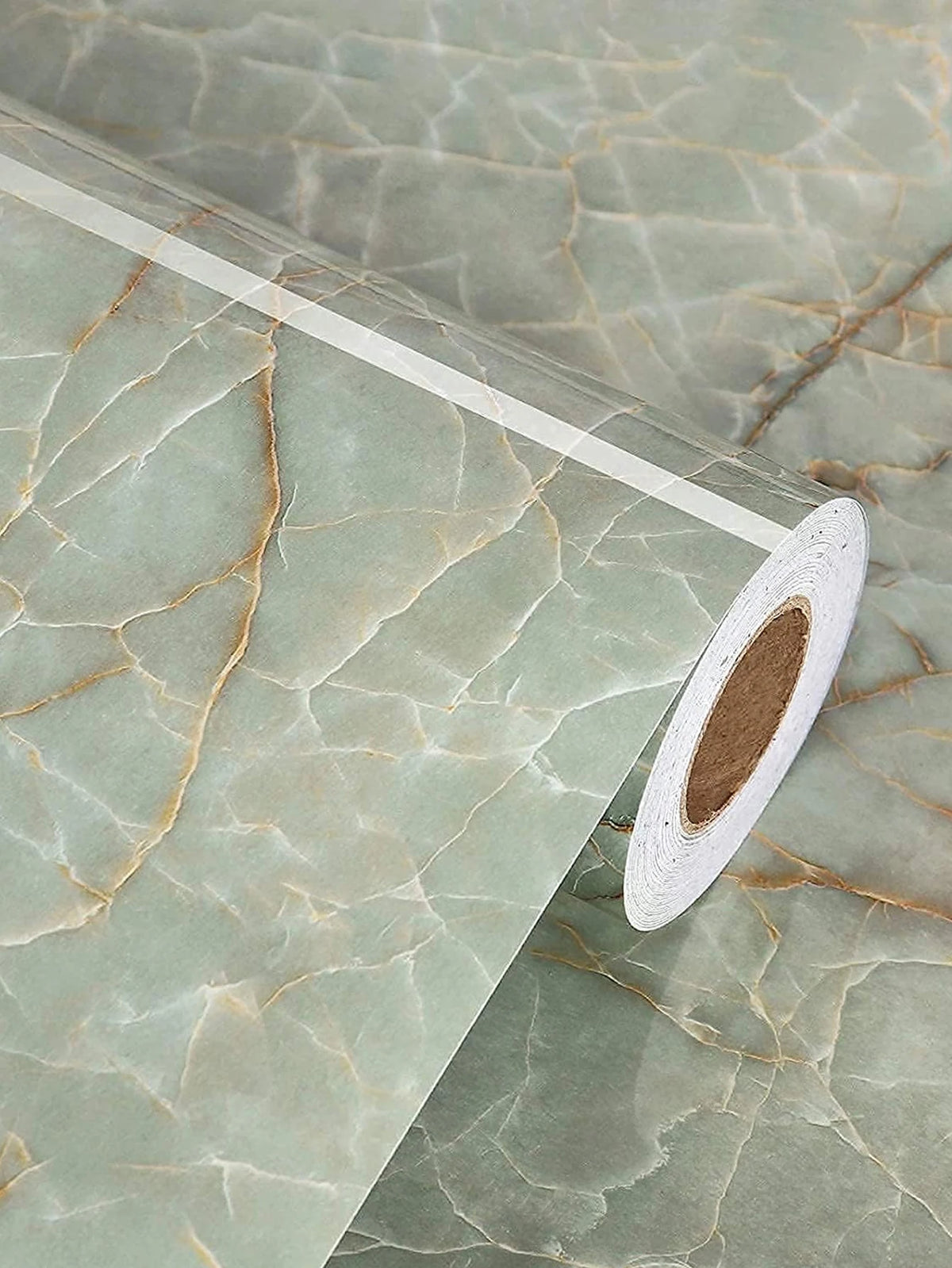 Marble Self Adhesive Wallpaper Waterproof Oil Proof Peel Stick Sticker for Kitchen Countertop Cabinet Furniture Wall Home Renova