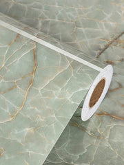 Marble Self Adhesive Wallpaper Waterproof Oil Proof Peel Stick Sticker for Kitchen Countertop Cabinet Furniture Wall Home Renova