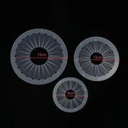 Plastic Ribbon Rosette Maker Templates — 3 Pieces, 9/12/15 cm