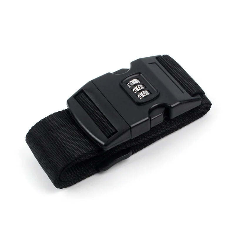 Adjustable Nylon Luggage Strap with Combination Buckle — 1 Piece