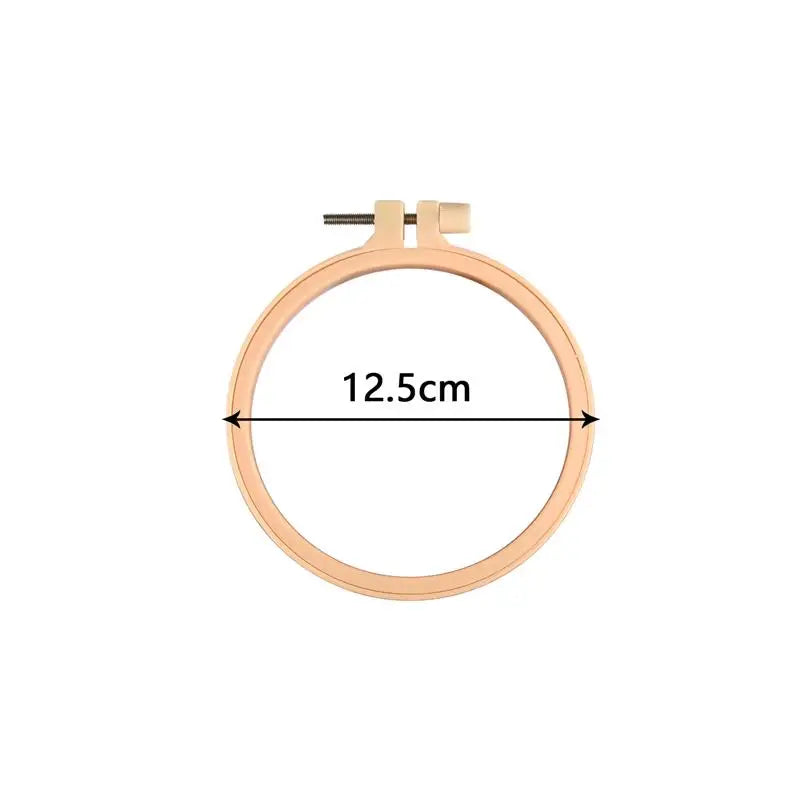Plastic Embroidery Hoop — 7.3–27 cm, 1 Piece