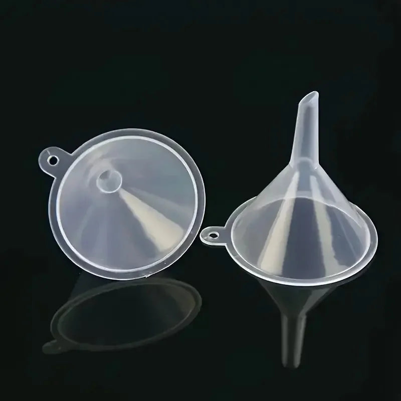 Mini Polypropylene Funnels — Selected 5-, 10-, 20-, 30- or 50-Piece Pack