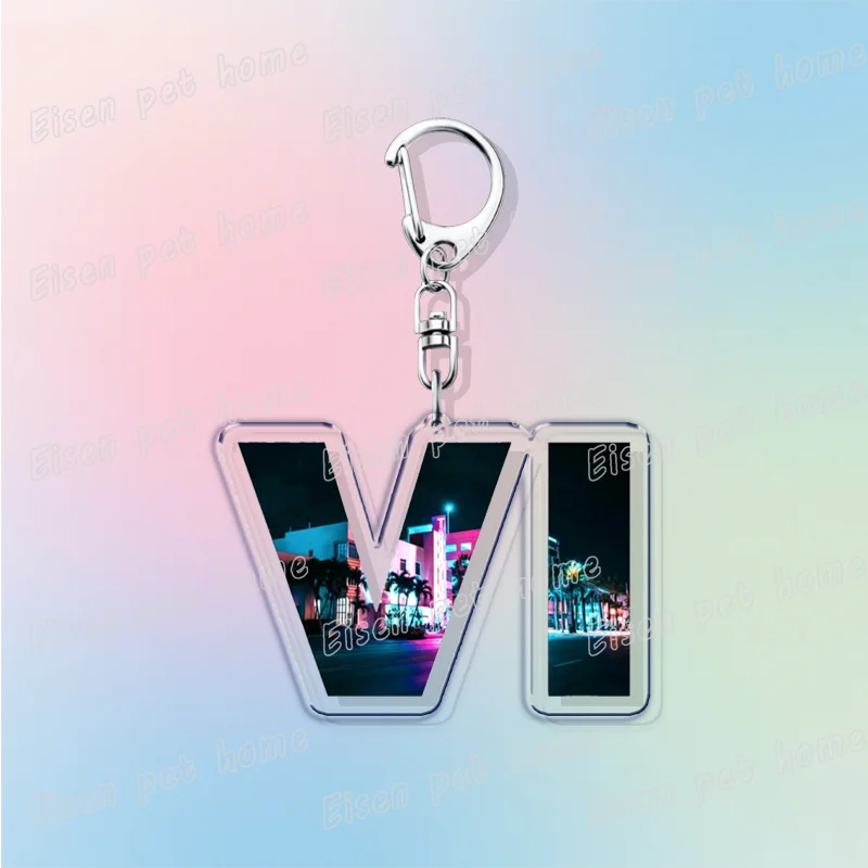 Classic Game Vice City Keychains for Accessories Bag Charm San Andreas Pc Games  Lovers Keyring Jewelry Fans Gifts