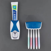 Wall-Mounted Toothbrush & Toothpaste Set