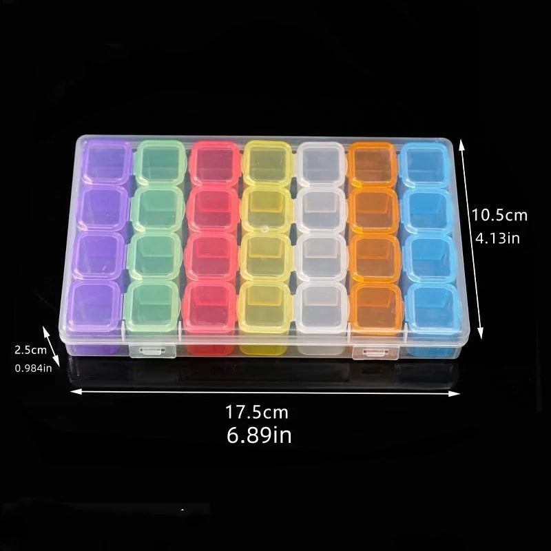 Plastic Travel Jewelry Organizer — Selected 28 or 56 Style