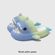 Colour Kids  SlippersShark Cartoon Soft Sole SlipperWome Man Bathroom Sandal EVA Non-slip Children Shoes Sandals Flip Flops