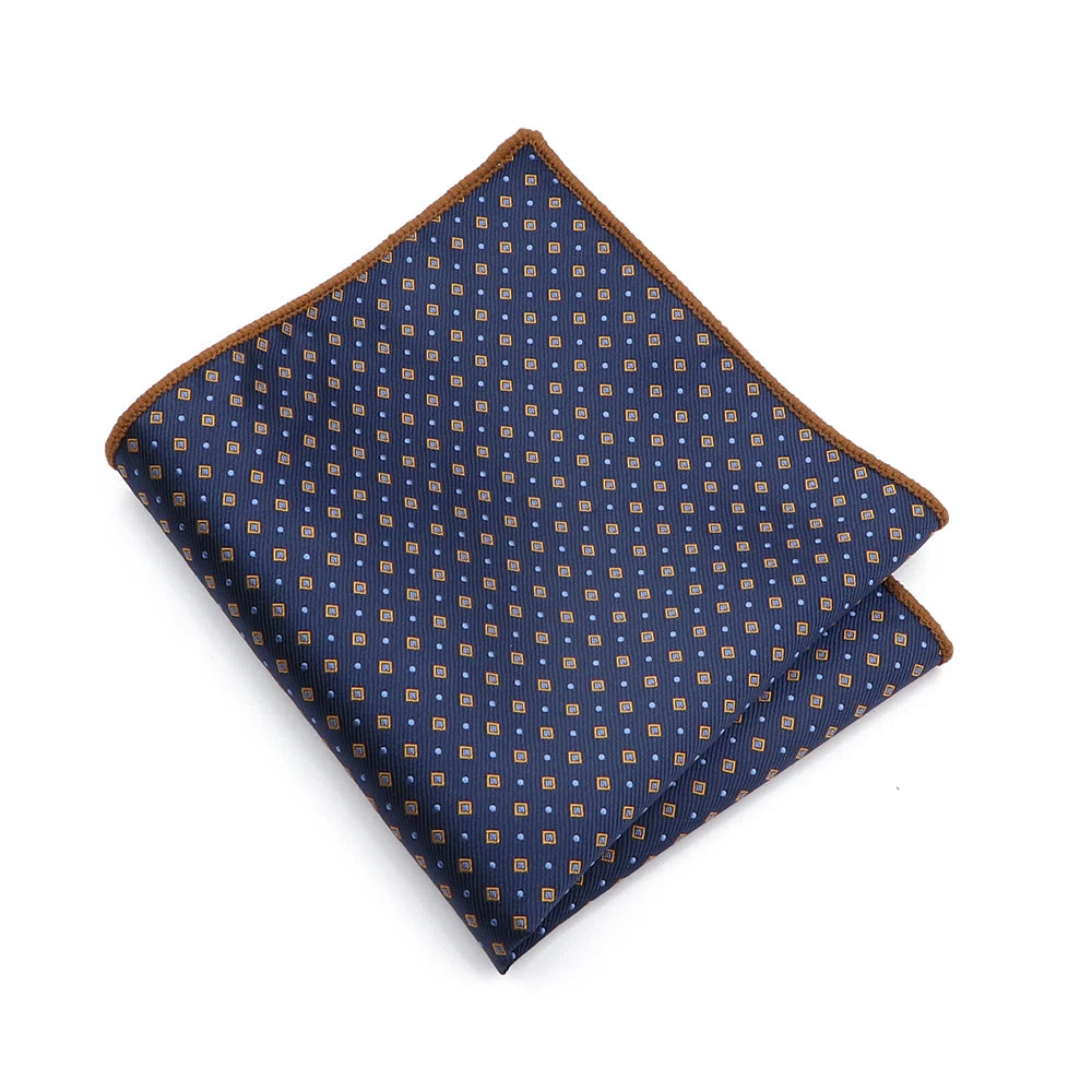 Novelty Design Men's Handkerchief Dot Floral Animal Pattern Pocket Square Party Dinner Hanky Chest Towel Suit Accessories Gift