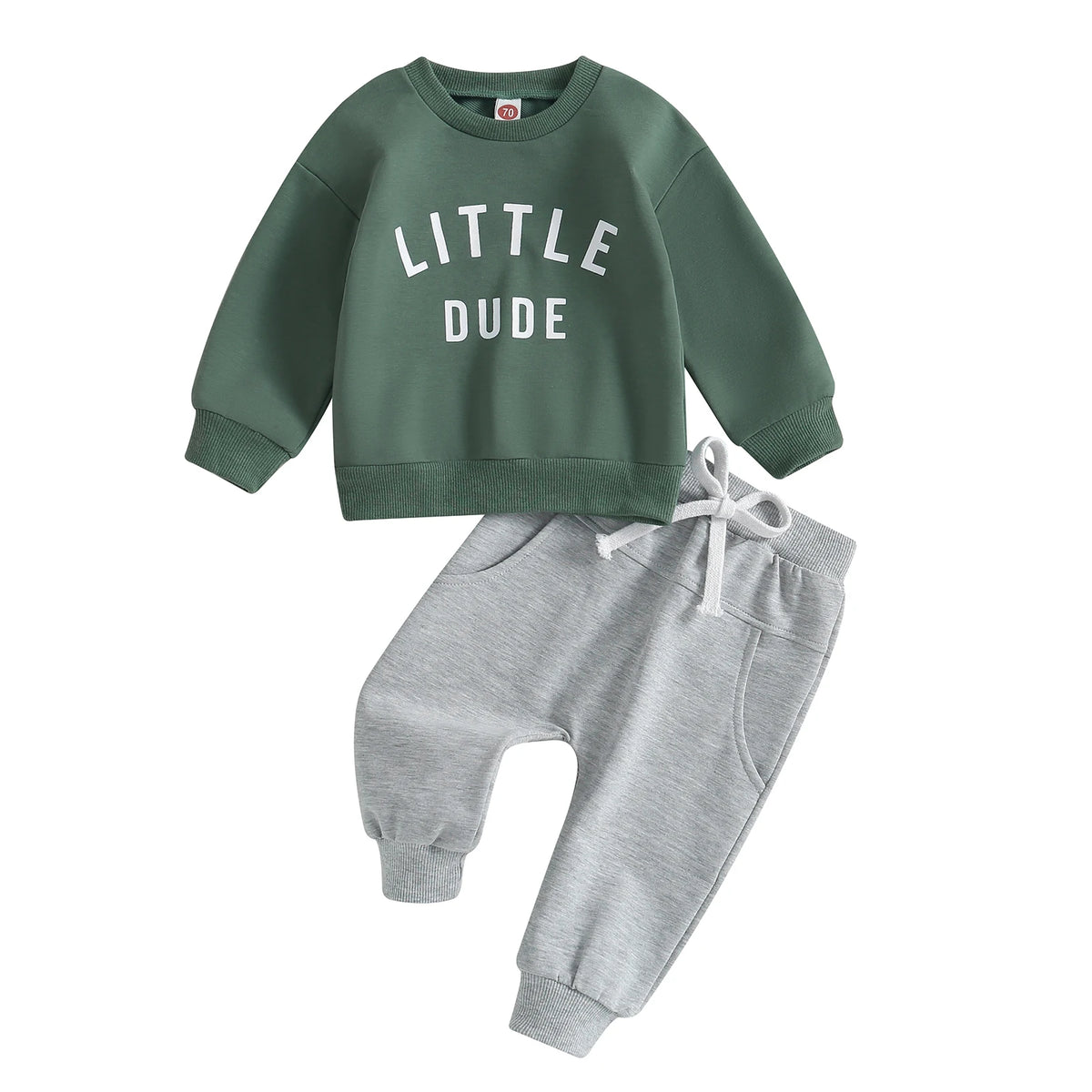 Citgeett Autumn Toddler Boys Fall Outfits Letter Print Long Sleeve Sweatshirts and Pants Spring Clothes Set