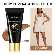 100ml Body Leg Concealer Waterproof Anti Transfer Cover Tattoo Scar Varicose Veins Even Skin Tone Wheat Tan Foundation