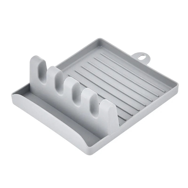 Plastic Spoon and Pot-Lid Rest — Selected Color, 1 Piece
