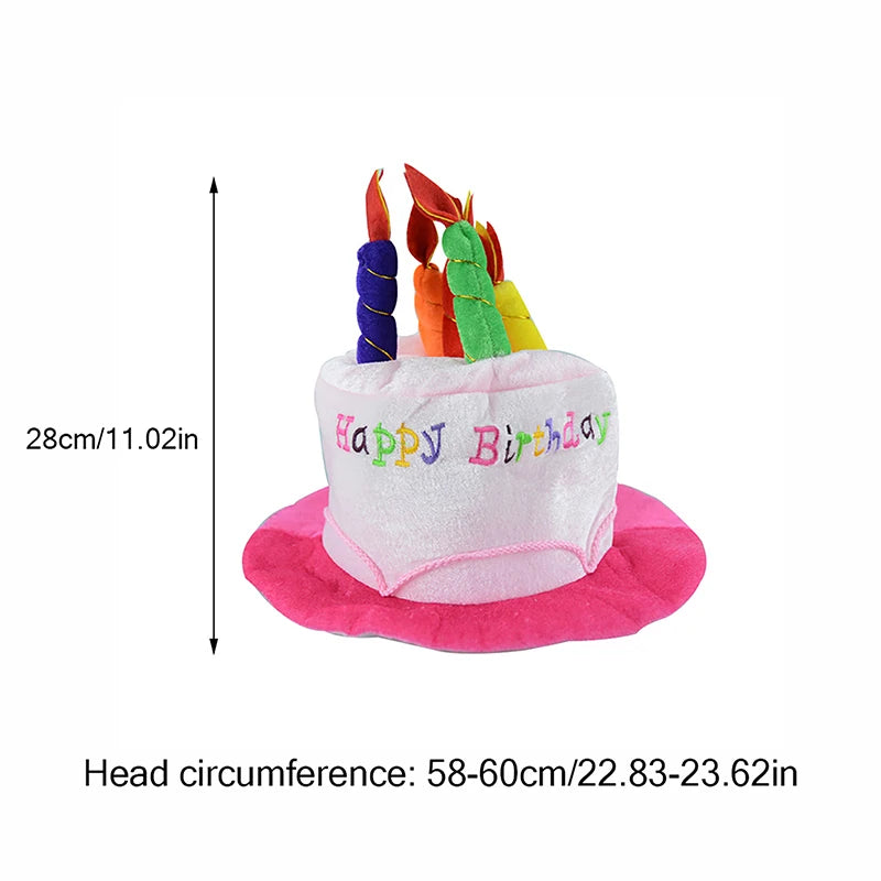 Birthday Cake Candle Party Hat — Selected Style