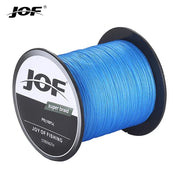 JOF PE Braided X4 Fishing Line, Abrasion Resist Durable Thin Fishing Line For Outdoor Fishing Accessories 300M 500M 1000M