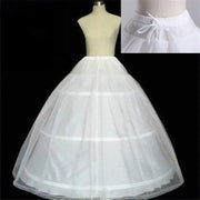 Full Shape Hoop Skirt 5 Ruffles Layers Ball Gown Petticoat Underskirt Slip for Wedding Dress Adjustable Waist