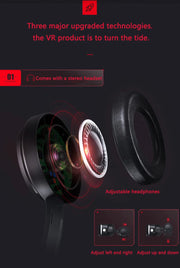Shinecon Viar 3D Virtual Reality VR Glasses Headset Devices Helmet Lenses Goggles Smart For Smartphones Phone Cell Mobile Games