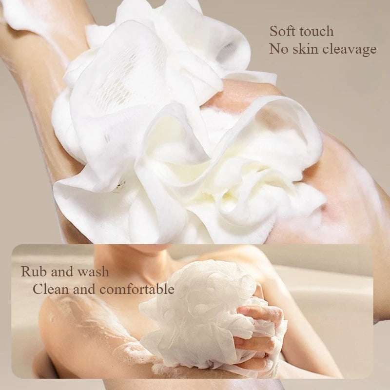 2-in-1 Loofah Bath Ball with Soap Pouch
