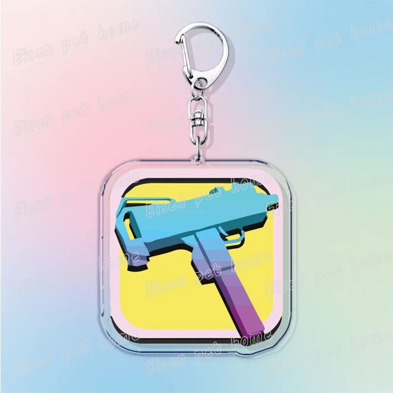 Classic Game Vice City Keychains for Accessories Bag Charm San Andreas Pc Games  Lovers Keyring Jewelry Fans Gifts