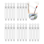 Reusable Silicone Cable Ties — Selected Color and Pack